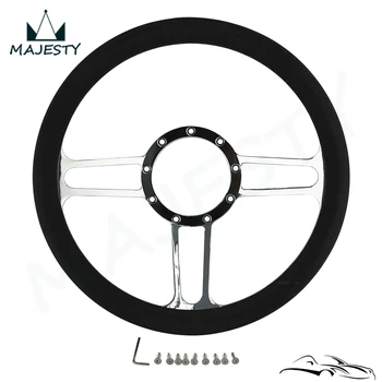 14" 9-Bolt Chrome Aluminum Half Wrap Steering Wheel For Chevy/G M 69-94 IDIDIT
14" 9-Bolt Chrome Aluminum Half Wrap Steering Wheel For Chevy/G M 69-94 IDIDIT