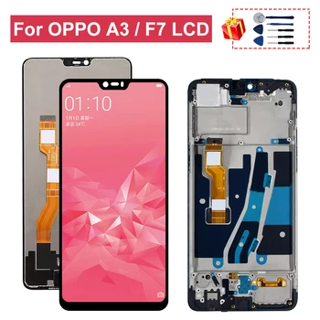 Display For OPPO A3 LCD Touch Screen PADM00 Display Digitizer Replacement Parts With Frame For OPPP F7 LCD Display Screen
Display For OPPO A3 LCD Touch Screen PADM00 Display Digitizer Replacement Parts With Frame For OPPP F7 LCD Display Screen