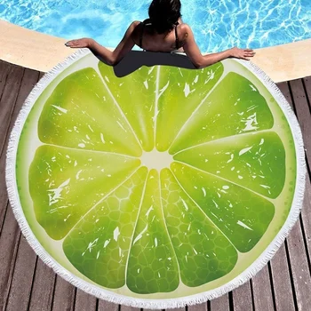 150x150cm Microfiber Watermelon Fruit Beach Towel Thick Soft Absorbent Roundie Towel Print Round Beach Towel
150x150cm Microfiber Watermelon Fruit Beach Towel Thick Soft Absorbent Roundie Towel Print Round Beach Towel