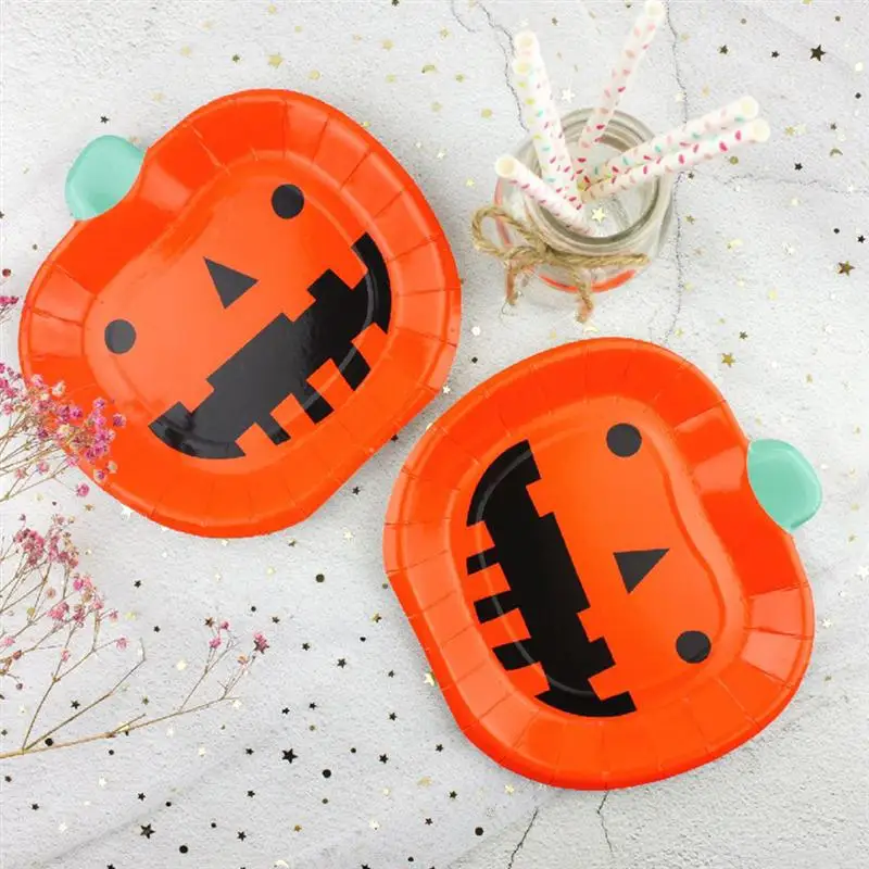16Pcs Halloween Themed Party Plates Set Pumpkin Pattern Paper Party Supplies
16Pcs Halloween Themed Party Plates Set Pumpkin Pattern Paper Party Supplies