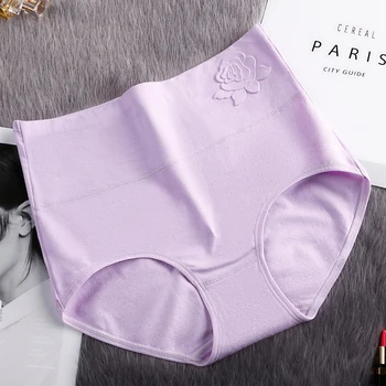 Cotton women's panties elastic soft large size XXXL Embossed ROSE Ladies underwear Breathable sexy High waist briefs
Cotton women's panties elastic soft large size XXXL Embossed ROSE Ladies underwear Breathable sexy High waist briefs