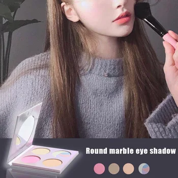 Round Marble Eye Shadow Four-color High-gloss Eye Shadow Tray Easy Color Palette @ME88
Round Marble Eye Shadow Four-color High-gloss Eye Shadow Tray Easy Color Palette @ME88