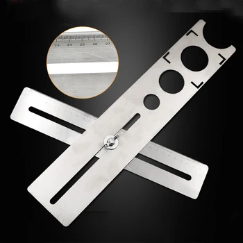 Drilling Stainless Steel Tool Universal Portable Hole Locator Accurate Scale Adjustable Ceramic Tile Marble Punching Rustproof
Drilling Stainless Steel Tool Universal Portable Hole Locator Accurate Scale Adjustable Ceramic Tile Marble Punching Rustproof