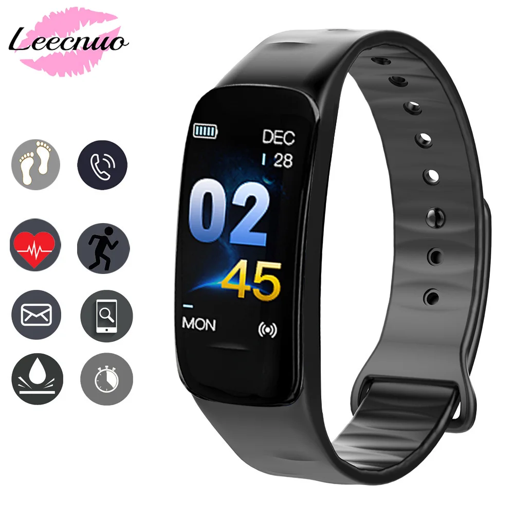 Leecnuo C1Plus Smart Watch with Color Screen Blood Pressure Fitness Tracker Heart Rate Monitor Smart Watch Sports Band
Leecnuo C1Plus Smart Watch with Color Screen Blood Pressure Fitness Tracker Heart Rate Monitor Smart Watch Sports Band
