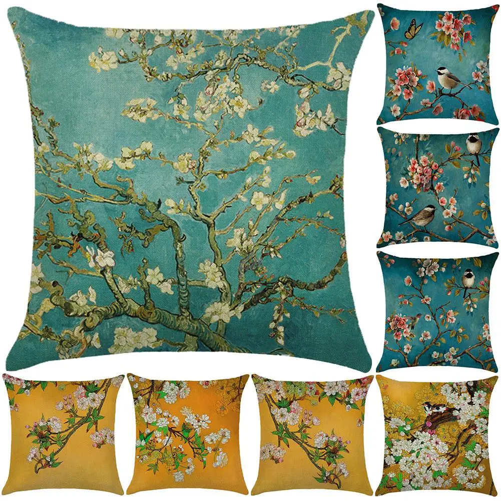 Linen Flower Bird Tree Throw Pillow Case Cushion Cover Throw Pillow Cover Chinese Flowers Pillowcases Home Sofa Cafe Car Decor
Linen Flower Bird Tree Throw Pillow Case Cushion Cover Throw Pillow Cover Chinese Flowers Pillowcases Home Sofa Cafe Car Decor