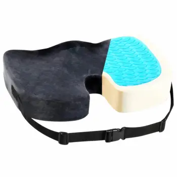 Gel Memory Foam Seat U-Cooling Effect Acne Orthopedic Coccygeal Sciatica Tailbone Relief Office Homepage
Gel Memory Foam Seat U-Cooling Effect Acne Orthopedic Coccygeal Sciatica Tailbone Relief Office Homepage