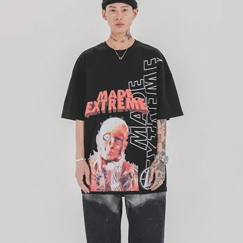High Street 2020 Punk Rock Letters Print Men Couple Tee Shirt Homme O-neck Cotton Men Tee Shirts Casual Men Loose T Shirts
High Street 2020 Punk Rock Letters Print Men Couple Tee Shirt Homme O-neck Cotton Men Tee Shirts Casual Men Loose T Shirts