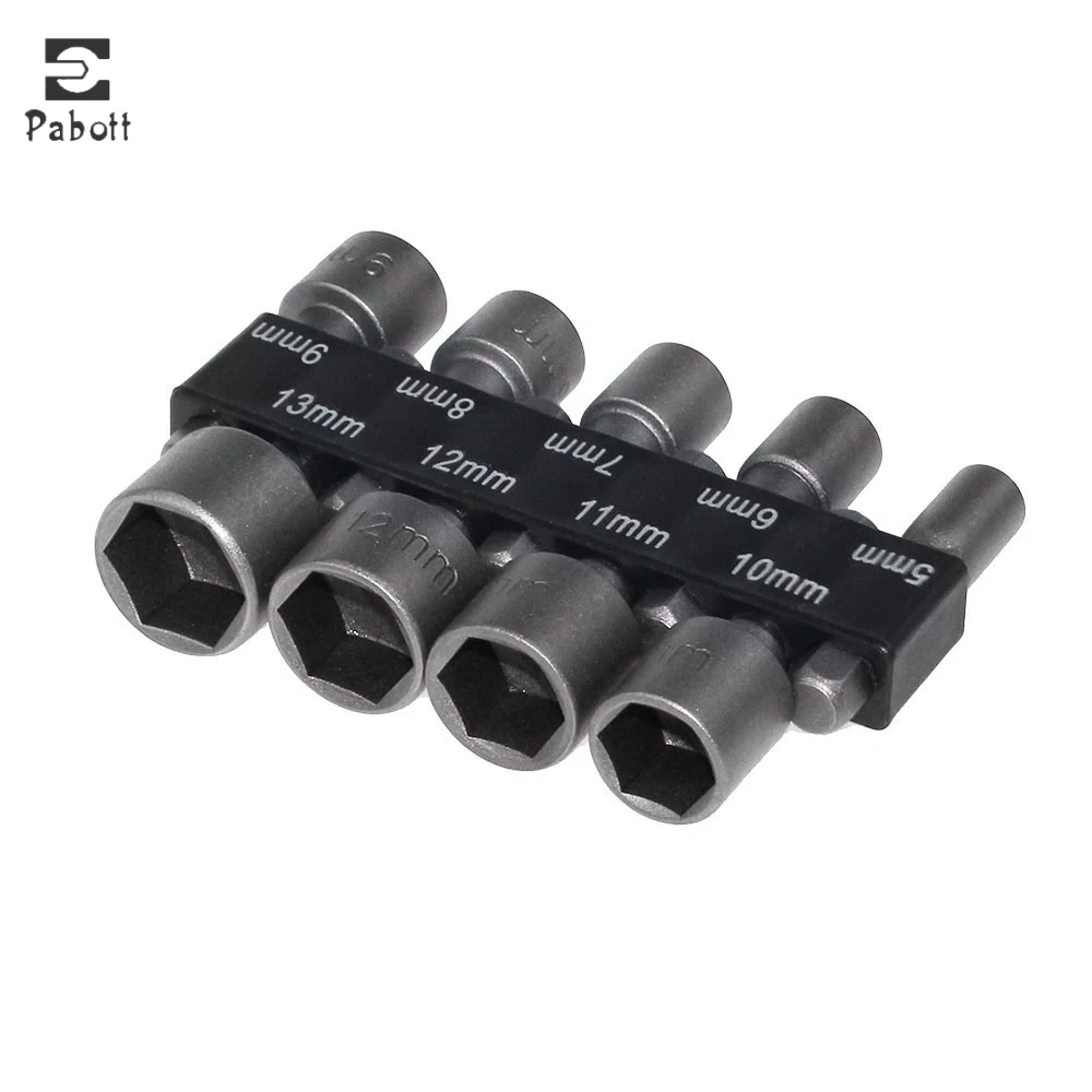 9Pcs 1/4" Hex Shank Power Nut Driver Drill Bit Metric Socket Wrench Screw 5-13mm Magnetic Nut Driver Set Socket Adapter
9Pcs 1/4" Hex Shank Power Nut Driver Drill Bit Metric Socket Wrench Screw 5-13mm Magnetic Nut Driver Set Socket Adapter