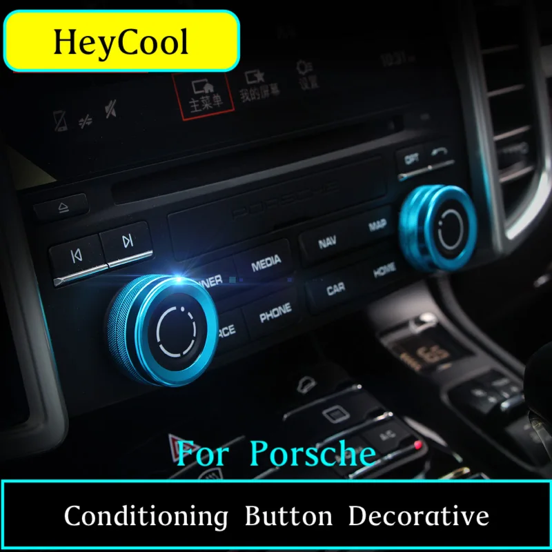 Conditioning Button Decorative Trim Circle Ring Aluminum Alloy For Porsche For Cayenne 911 Macan Panamera 718 Boxster Cayman
Conditioning Button Decorative Trim Circle Ring Aluminum Alloy For Porsche For Cayenne 911 Macan Panamera 718 Boxster Cayman