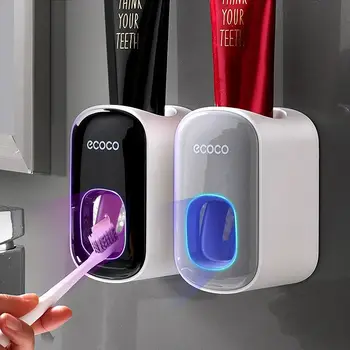 Ecoco Fully Automatic Toothpaste Squeeze Useful Product ya gao jia Simple Wall Hanging Toothpaste Dispenser Set Free Punched
Ecoco Fully Automatic Toothpaste Squeeze Useful Product ya gao jia Simple Wall Hanging Toothpaste Dispenser Set Free Punched