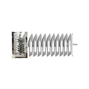 100 pcs 11# 23# Carbon Steel Surgical Scalpel Blades Handle DIY Paper Cutting Tool PCB engraving Repair Phone Surgical Knife
100 pcs 11# 23# Carbon Steel Surgical Scalpel Blades Handle DIY Paper Cutting Tool PCB engraving Repair Phone Surgical Knife