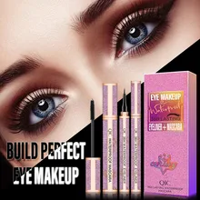 Best Selling Produto 2020 4D Cor À Prova D' Água Preta Mascara Longo Rolo Rímel Olho Extensão Dos Cílios косметика для макияжа(China)
