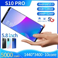 Latest S10Pro 5.8 Inch Full Screen 8MB RAM 128GB ROM Android Unlocked Cheap Mobilephone Smartphone Celulares Mobiles Cellphones
Latest S10Pro 5.8 Inch Full Screen 8MB RAM 128GB ROM Android Unlocked Cheap Mobilephone Smartphone Celulares Mobiles Cellphones