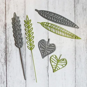 3X Leaves Heart Metal Cutting Dies Die Stencils Diy Scrapbooking Album Card Decoration 
3X Leaves Heart Metal Cutting Dies Die Stencils Diy Scrapbooking Album Card Decoration