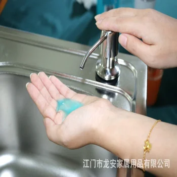Bathroom Kitchen Soap Dispenser For Sink Detergent Liquid Hand Wash Soap Dispenser Pump for Kitchen Stainless Steel Head ZL
Bathroom Kitchen Soap Dispenser For Sink Detergent Liquid Hand Wash Soap Dispenser Pump for Kitchen Stainless Steel Head ZL