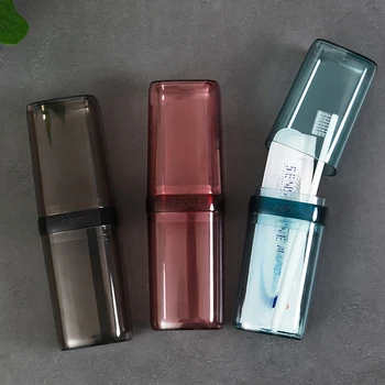 Transparent Toothpaste Toothbrush Holder Bathroom Accessories Portable Travel Toothbrush Cover Cup Bathroom Organizer
Transparent Toothpaste Toothbrush Holder Bathroom Accessories Portable Travel Toothbrush Cover Cup Bathroom Organizer