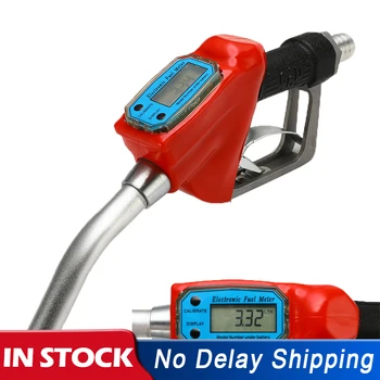 New Digital Flow Meter Indicator Fuel Gasoline Petrol Oil Refueling For Gun Nozzle Aluminum Gas Station Refuel Injection Tools
New Digital Flow Meter Indicator Fuel Gasoline Petrol Oil Refueling For Gun Nozzle Aluminum Gas Station Refuel Injection Tools