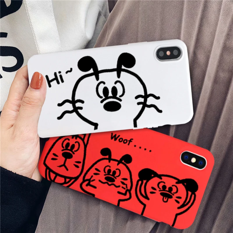 JAMULAR Cartoon Dog Print Phone Case For iPhone 6 6s X XS MAX XR 7 Plus White Red Soft Silicone Back Cover Animal Fundas Coque
JAMULAR Cartoon Dog Print Phone Case For iPhone 6 6s X XS MAX XR 7 Plus White Red Soft Silicone Back Cover Animal Fundas Coque