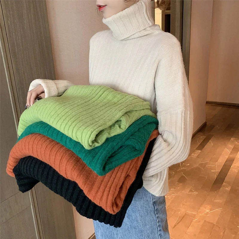 New Loose knitted Wool Sweaters Women Keep Warm Tops Korean Lazy Sweater High Quality 2019 Winter Jumper Pull Sweater Femme
New Loose knitted Wool Sweaters Women Keep Warm Tops Korean Lazy Sweater High Quality 2019 Winter Jumper Pull Sweater Femme