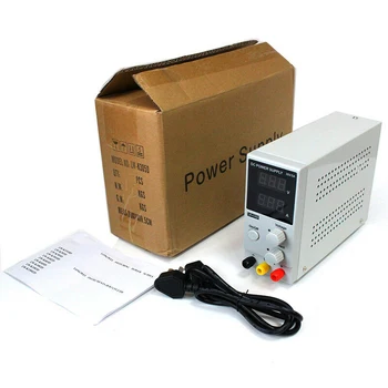 DC Power Supply 60V 3A Mini Digital Display Adjustable Laboratory Integrated Circuit Regulated Switching Power Supply
DC Power Supply 60V 3A Mini Digital Display Adjustable Laboratory Integrated Circuit Regulated Switching Power Supply