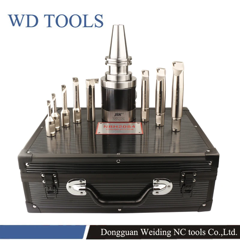 One set SK40 - NBH2084 precision boring system +8pcs boring bar
One set SK40 - NBH2084 precision boring system +8pcs boring bar