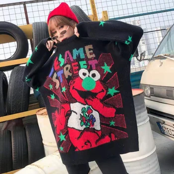 Sweater female loose wear sequins heavy work loose sweater female long section knit jacket coat female 2019 new
Sweater female loose wear sequins heavy work loose sweater female long section knit jacket coat female 2019 new