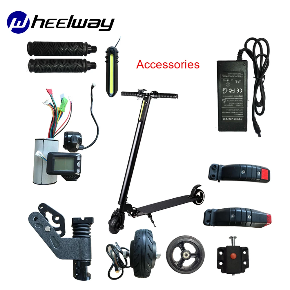 Electric scooter charger battery motor tire throttle controller storage bag rear fender complete set
Electric scooter charger battery motor tire throttle controller storage bag rear fender complete set