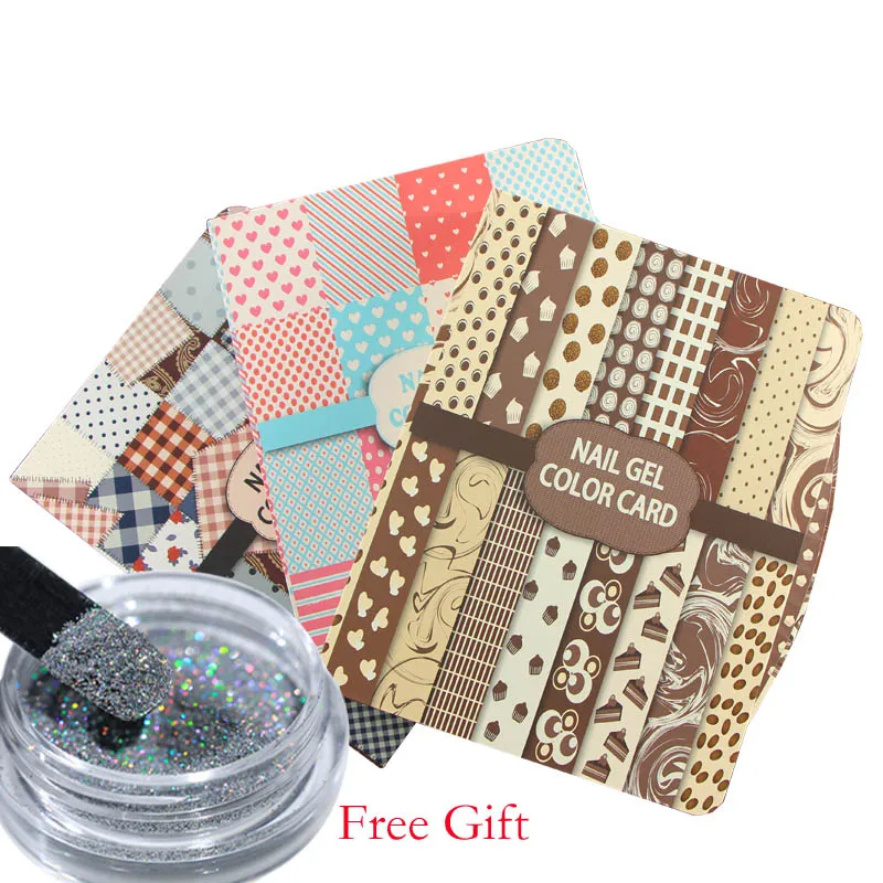 120 Pcs Colors Fake Nails Display Book Nail Gel Color Card Box False Nails Style Show Chart Painting Manicure Nail Art Tools Set
120 Pcs Colors Fake Nails Display Book Nail Gel Color Card Box False Nails Style Show Chart Painting Manicure Nail Art Tools Set