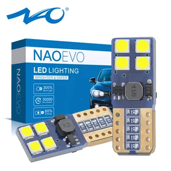 NAO w5w T10 bulb t10 led Bulb 8smd 3030 Chips 12v auto car led light License plate light 6000K White Amber Red Crystal Blue
NAO w5w T10 bulb t10 led Bulb 8smd 3030 Chips 12v auto car led light License plate light 6000K White Amber Red Crystal Blue