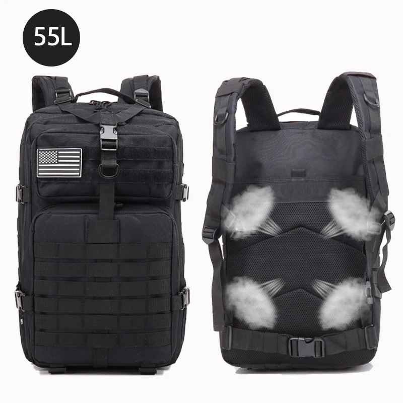 Large Capacity Men's Army Tactical Back Outdoor 3P Waterproof Molle Bag Hunting Travel Mountaineering Bag Tactical Backpack
Large Capacity Men's Army Tactical Back Outdoor 3P Waterproof Molle Bag Hunting Travel Mountaineering Bag Tactical Backpack