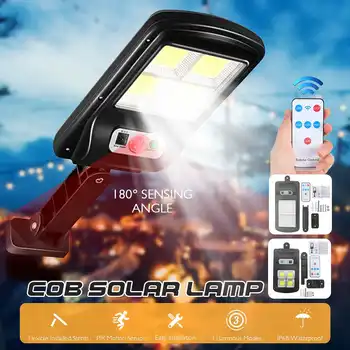 Powerful Remote Control Upgraded COB Solar Light PIR Motion Sensor IP68 Outdoor Solar Wall Street Light Waterproof Lamp 300W
Powerful Remote Control Upgraded COB Solar Light PIR Motion Sensor IP68 Outdoor Solar Wall Street Light Waterproof Lamp 300W