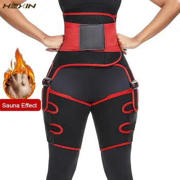 

HEXIN Neoprene Leg Shapers Sauna Thigh Trimmer Slimmer Body Shaper High Waist Trainer Sweat Shapewear Belt Control Panties