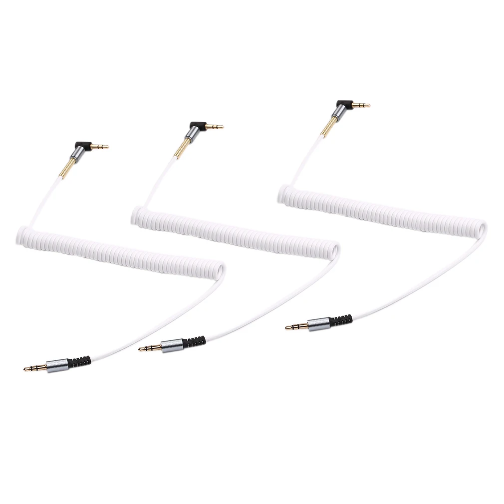 Spring Curved Head 3 Pcs/Set 3.5MM Male To Male Universal Audio Cable New AUX Audio Line Car Audio Speaker Line Cable 42cm
Spring Curved Head 3 Pcs/Set 3.5MM Male To Male Universal Audio Cable New AUX Audio Line Car Audio Speaker Line Cable 42cm