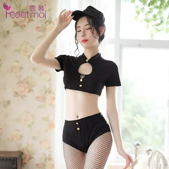 Airline Stewardess Women Flight Attendant Uniform Cosplay Costumes Lingerie Sexy Hot Erotic Babydoll Lenceria Kawaii Underwear
Airline Stewardess Women Flight Attendant Uniform Cosplay Costumes Lingerie Sexy Hot Erotic Babydoll Lenceria Kawaii Underwear