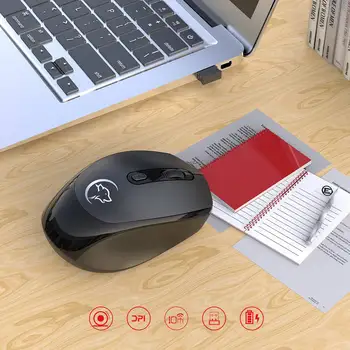 YWYT Wireless Mouse Ergonomic Mouse Optical Mice 2.4G with USB Receiver 1200/1600/2400 DPI for Laptop PC
YWYT Wireless Mouse Ergonomic Mouse Optical Mice 2.4G with USB Receiver 1200/1600/2400 DPI for Laptop PC