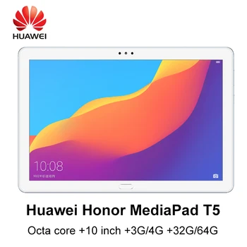 

Huawei MediaPad T5 huawei honor T5 Kirin 659 Octa core 10 inch 3G/4G RAM 32G/64G ROM wifi/LTE version 5100mAh android tablet PC