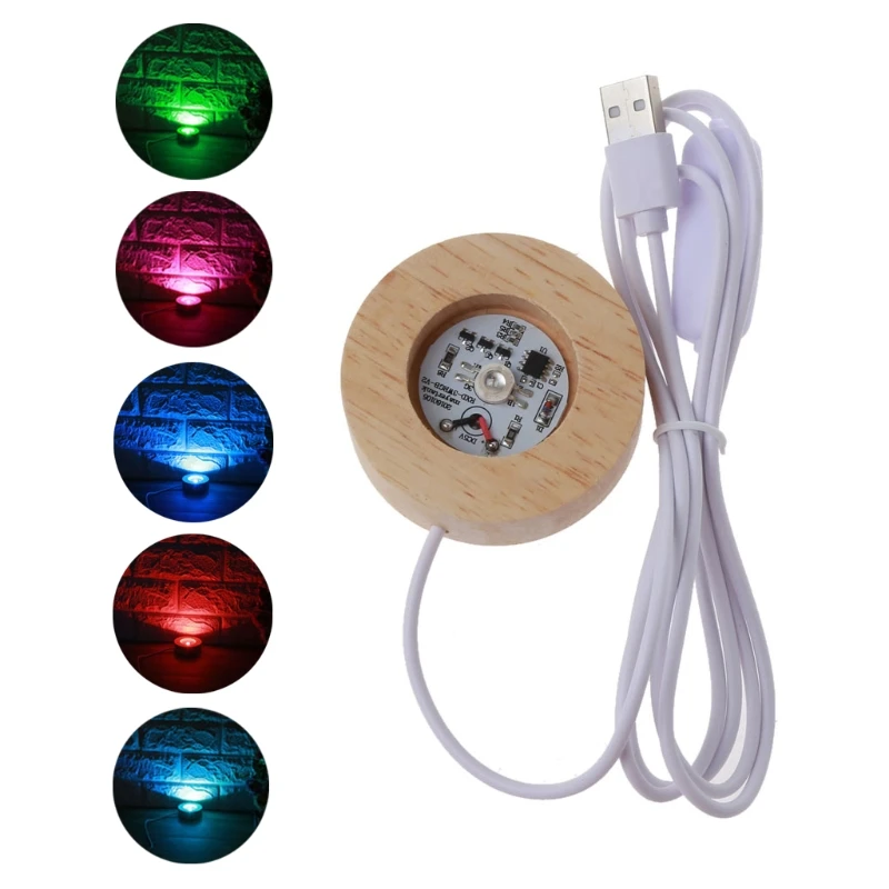 Handmade LED Wood Resin Display Base Round Wooden Night Base Resin Ornament Stand DIY Night Light Resin Art Crafts 
Handmade LED Wood Resin Display Base Round Wooden Night Base Resin Ornament Stand DIY Night Light Resin Art Crafts
