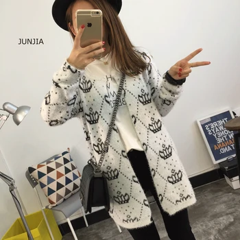 2019 Winter Long Cardigan Sweater Women Print Cardigan Autumn Clothes Women Sweter Tops For Womens Sweaters
2019 Winter Long Cardigan Sweater Women Print Cardigan Autumn Clothes Women Sweter Tops For Womens Sweaters
