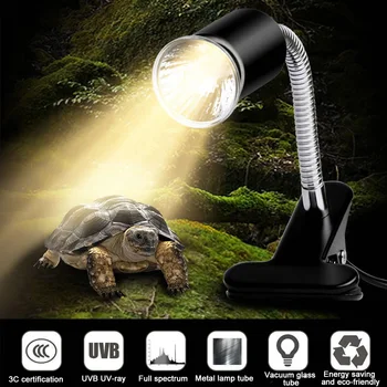 UVB 3.0 Dimmable Flexible Clip-on Aquarium Pet Heat Lamp Light Holder Stand Bulb for Reptile Turtle Lizard Snake Spider US Plug
UVB 3.0 Dimmable Flexible Clip-on Aquarium Pet Heat Lamp Light Holder Stand Bulb for Reptile Turtle Lizard Snake Spider US Plug