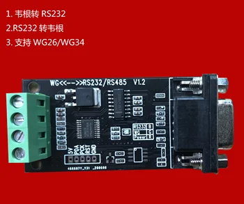Wiegand Converter, Wiegand to RS232 Serial Port, ASCII Text Input and Output Support WG26/34
Wiegand Converter, Wiegand to RS232 Serial Port, ASCII Text Input and Output Support WG26/34