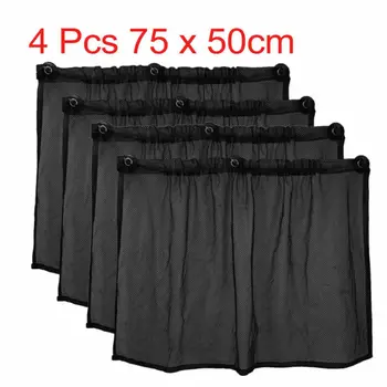 4pcs/set Car Side Window Side Curtain Folded Mesh Sun Shade Black Suction Cup 7 For Side Windows Windshields Rear Windows
4pcs/set Car Side Window Side Curtain Folded Mesh Sun Shade Black Suction Cup 7 For Side Windows Windshields Rear Windows