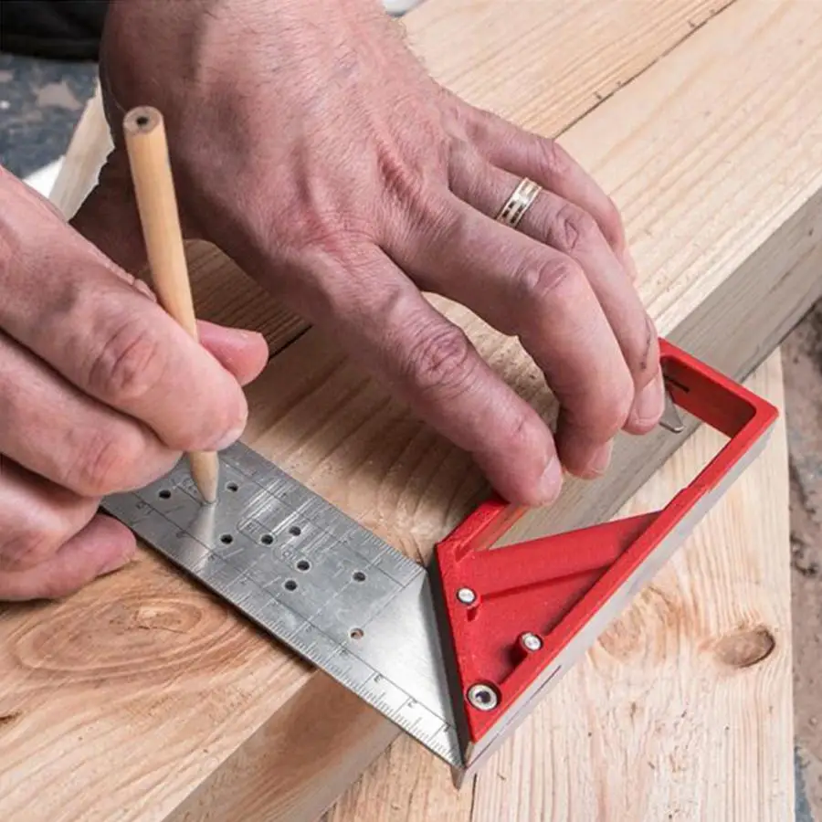 Angle Gauge 30cm Stainless Steel Right Angle Ruler 45/90 Degree Woodworking Try Square for Multiple Purposes
Angle Gauge 30cm Stainless Steel Right Angle Ruler 45/90 Degree Woodworking Try Square for Multiple Purposes