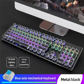 104 Keys Mechanical Keyboard Gaming Keyboard RGB Backlight Wired Keyboard USB Interface Connection Keyboards For Gamer PC Laptop
104 Keys Mechanical Keyboard Gaming Keyboard RGB Backlight Wired Keyboard USB Interface Connection Keyboards For Gamer PC Laptop