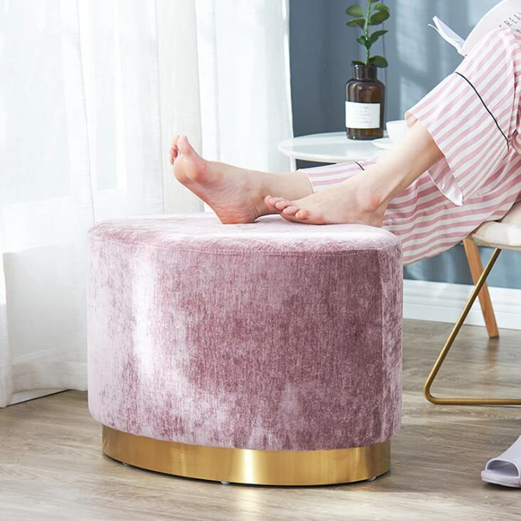 Luxury Golden Iron Home Stool Ottoman Dressing Chair Footstool Soft Velvet Fashion Shoe Stool Beauty Store Living Room Stools
Luxury Golden Iron Home Stool Ottoman Dressing Chair Footstool Soft Velvet Fashion Shoe Stool Beauty Store Living Room Stools
