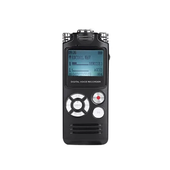 16GB Portable Digital Voice Recorder MP3 Music Player Dual Microphones Built-in Rechargeable Lithium Battery with Earphones
16GB Portable Digital Voice Recorder MP3 Music Player Dual Microphones Built-in Rechargeable Lithium Battery with Earphones
