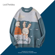 Cartoon Printed Knitted O-Neck Sweater Plus Size Women 2021 Winter Korean Casual Loost Sweet Pullover Oversize Couple Outfit
Cartoon Printed Knitted O-Neck Sweater Plus Size Women 2021 Winter Korean Casual Loost Sweet Pullover Oversize Couple Outfit