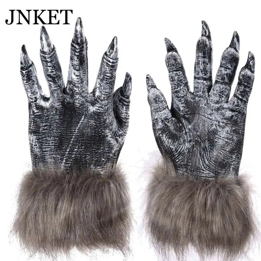 JNKET New Halloween Gloves Werewolf Wolf Paws Claws Cosplay Gloves Party Fancy Dress Costume Accessories 
JNKET New Halloween Gloves Werewolf Wolf Paws Claws Cosplay Gloves Party Fancy Dress Costume Accessories