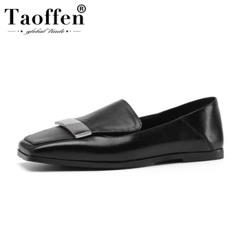Taoffen Women Flats Real Leather Square Toe Office Work Flats Casual Club Shallow Shoes Women Vacation Simple Shoes Size 34-40
Taoffen Women Flats Real Leather Square Toe Office Work Flats Casual Club Shallow Shoes Women Vacation Simple Shoes Size 34-40