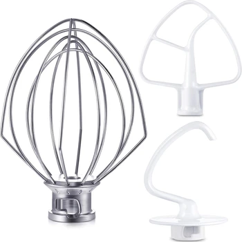 Blender Kit for K45DH Dough Hook,K45WW Wire Whip,K45B Coated Flat Blade Scraper,3 Pcs Bowl Vertical Mixer Repair Kit
Blender Kit for K45DH Dough Hook,K45WW Wire Whip,K45B Coated Flat Blade Scraper,3 Pcs Bowl Vertical Mixer Repair Kit