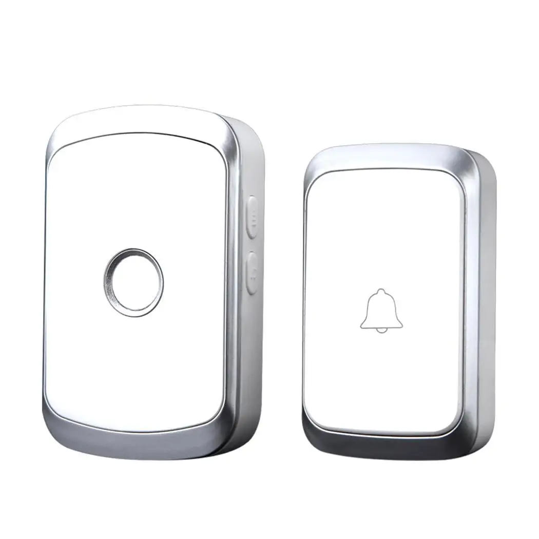 Wireless Doorbell Waterproof Remote Smart Home US Plug Easy to install IP44 110-220 V Led Light Door Bell